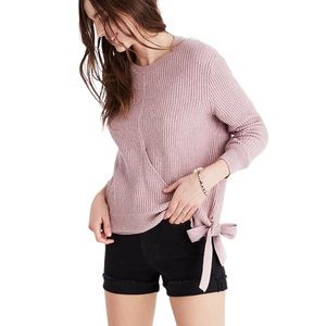 Madewell Side-Tie Pullover Sweater size M